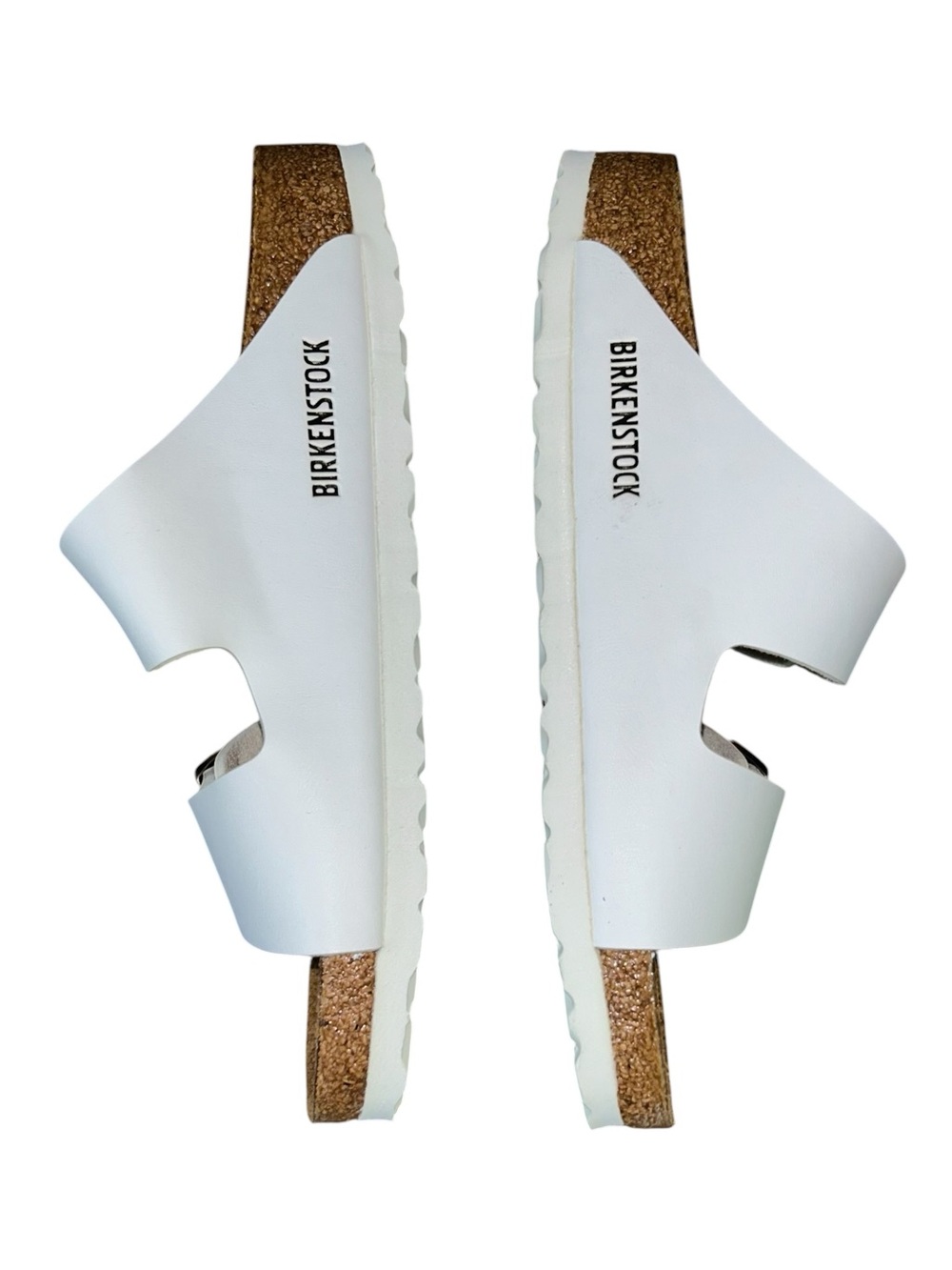 Birkenstock Arizona White Birko-Flor Sandals Size 38 Narrow US 7 Womens NIB - Picture 5 of 10